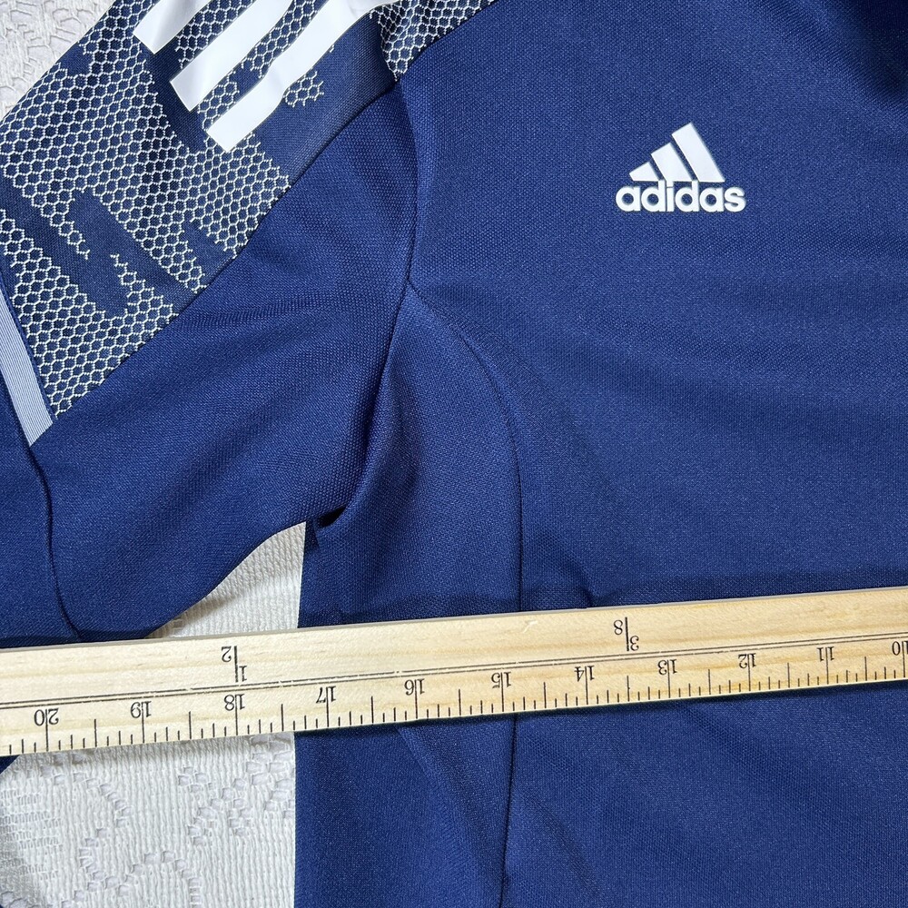 Sporting St Louis Adidas Soccer Zip Up Jacket Size M Blue #44 - Picture 3 of 11